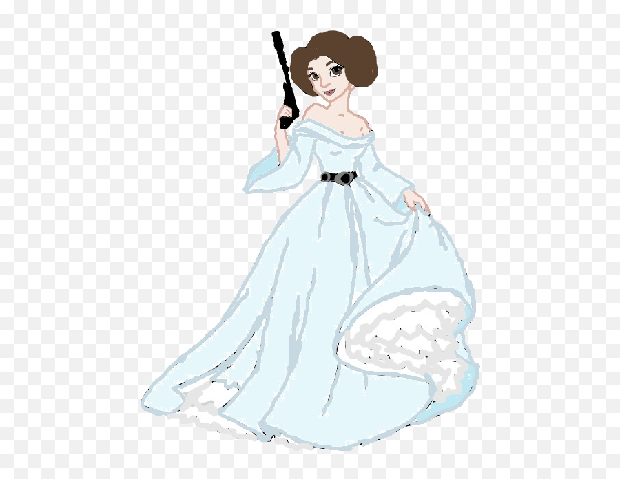 Leia Organa Png - Princess Leia Clipart Queen Amidala Floor Length,Princess Leia Icon