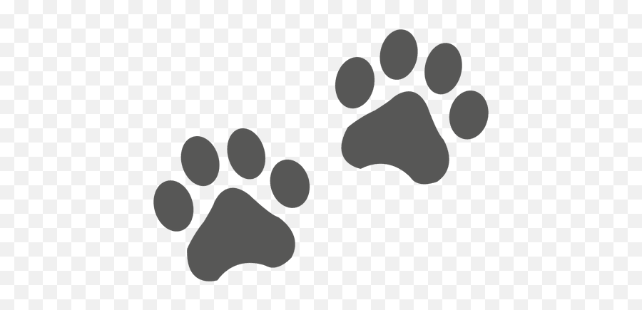 Transparent Png Svg Vector File - Black And White Paw Print,Cat Icon Png