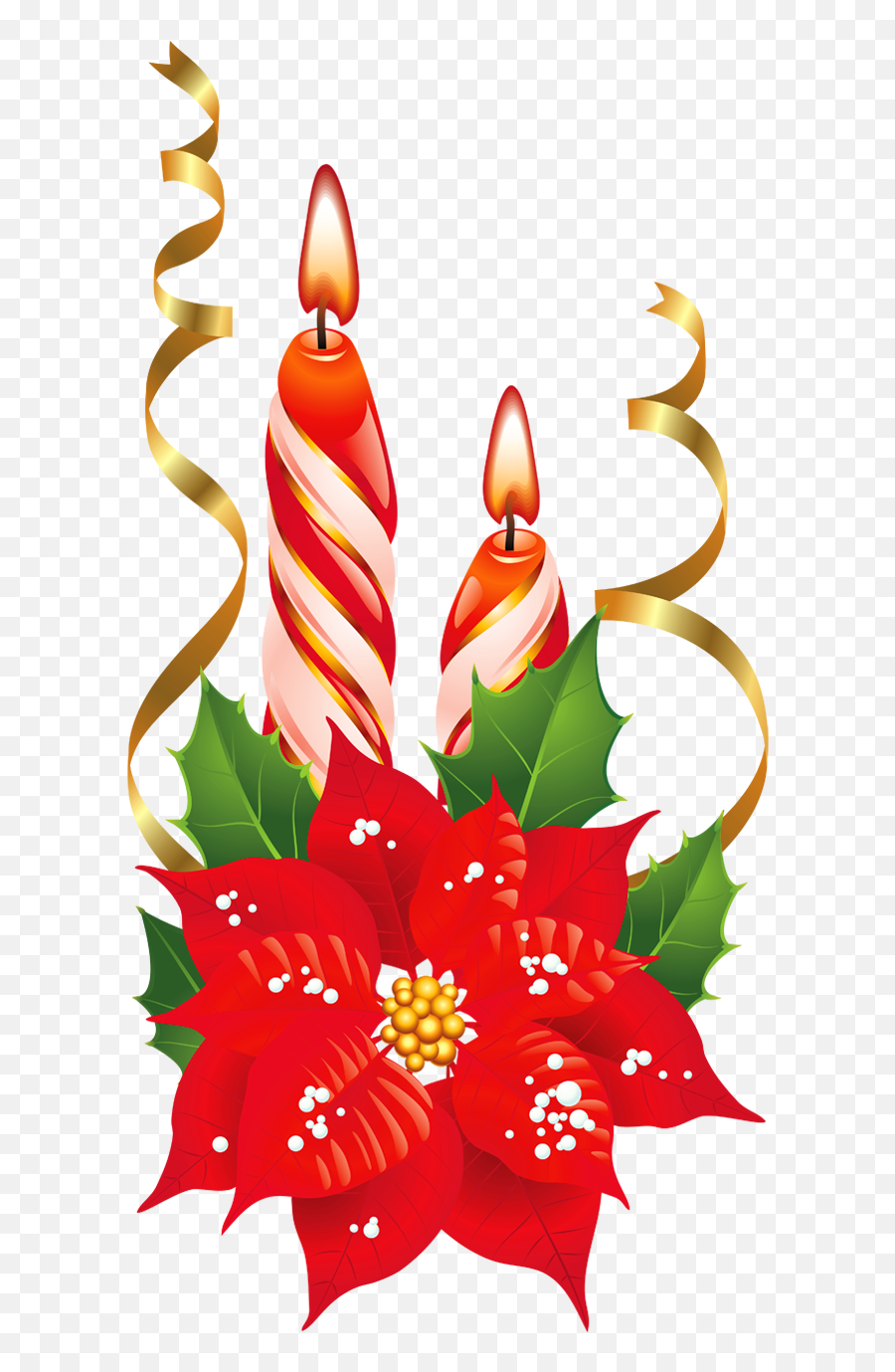 Free Picture Of Christmas Candles Download Clip Art - Christmas Candle Clip Art Png,Christmas Candle Png