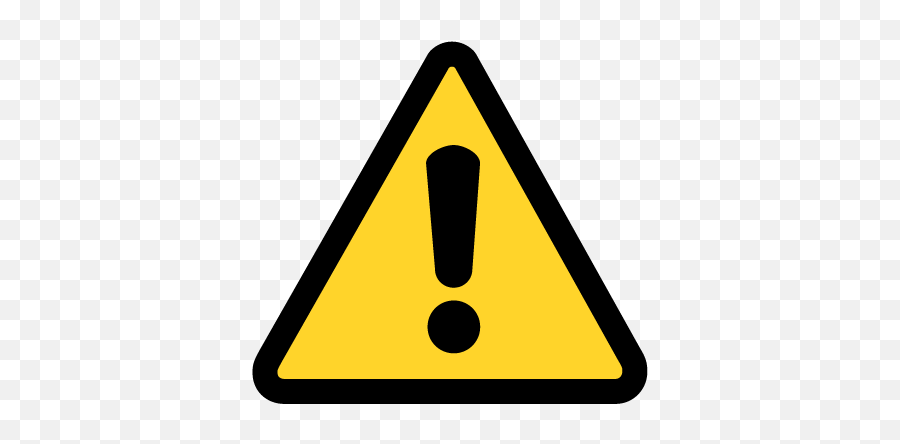 Warning Icon - Symbol Yellow Warning Triangle Png,Icon North Wales