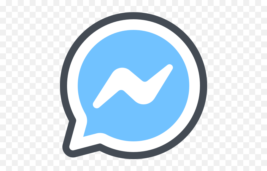 Facebook Messenger Icon In Pastel Style - Pastel Messenger Logo Png,Fb Messenger Icon