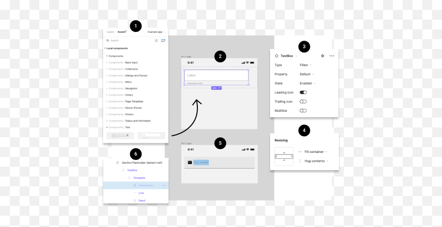 How To Build A Simple Login Page With The Uno Figma Plugin - Vertical Png,Wpf Button Icon