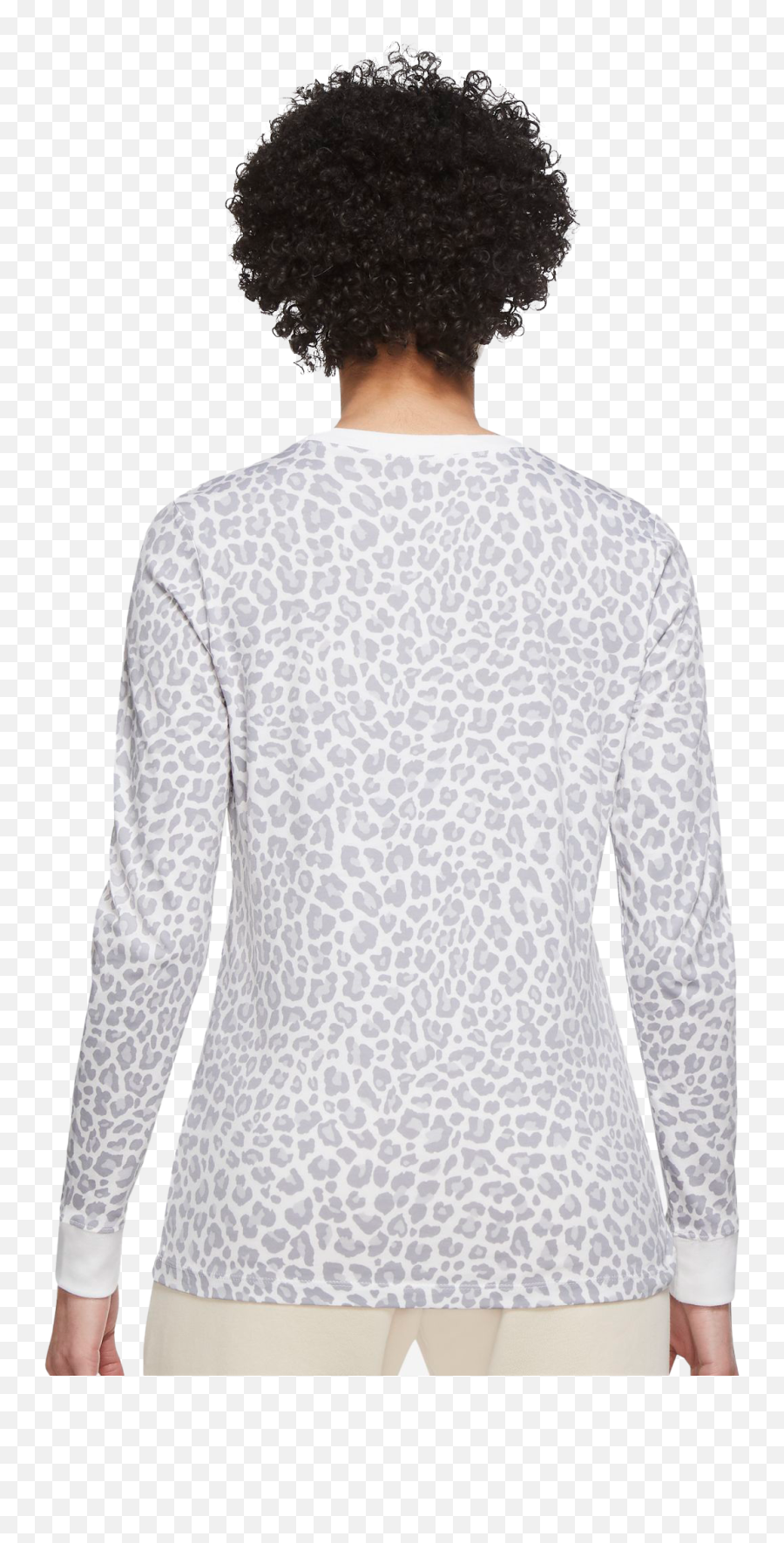 Nike Womenu0027s Sportswear Cheetah All Over Print Long - Sleeve Tee Long Sleeve Png,Icon 1000 Quartermaster Cardigan