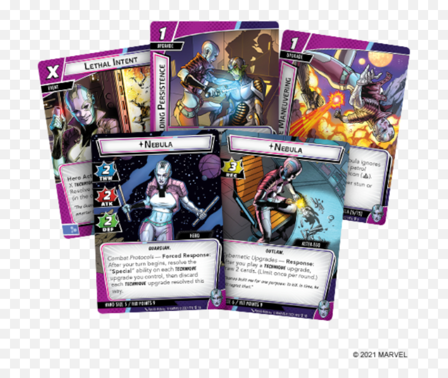 Marvel Champions The Card Game - Nebula Hero Pack Marvel Champions Nebula Png,Icon Game Pack 2