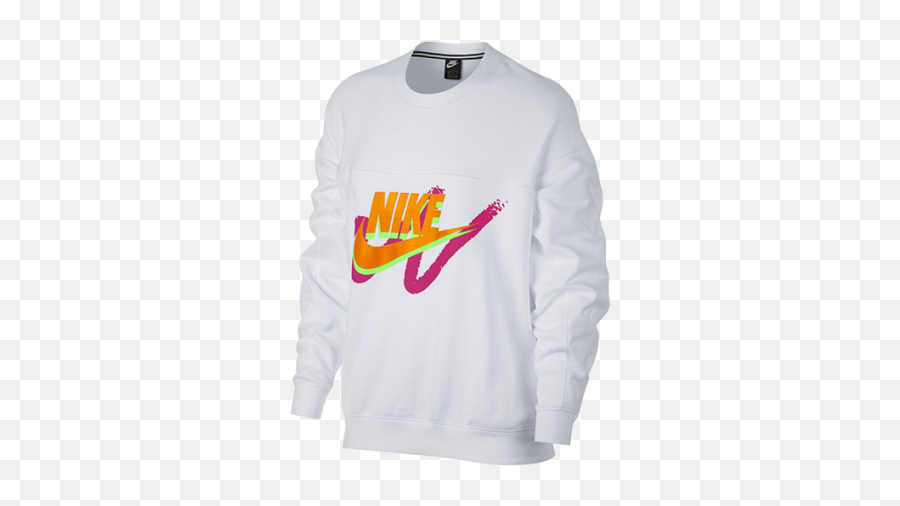Nike Wmns Archive Long Sleeve Crewneck Top 932126 - 101 Long Sleeve Png,Nike Icon Crew