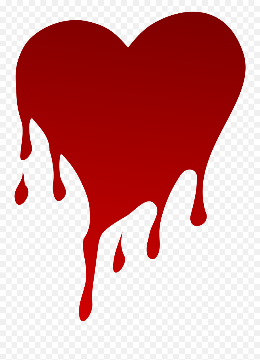 4 Heart Drip Png Transparent Onlygfxcom - Dripping Broken Heart Png,Heart Doodle Png