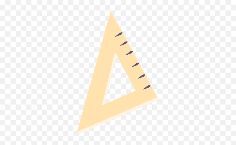 Triangle Ruler Flat Icon Transparent Png U0026 Svg Vector - Dot,Triangles Icon