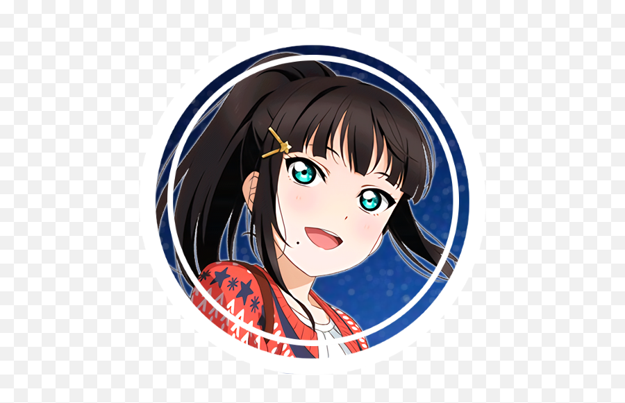 Idol U0026 Anime Graphics - Love Live Dia Anime Circle Icons Png,Twitter Icon 2018