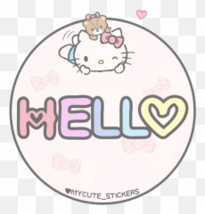 Sticker Maker - Hello kitty pastel Kitty png