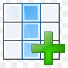 Table Icon Png - Insert Column Symbol Png