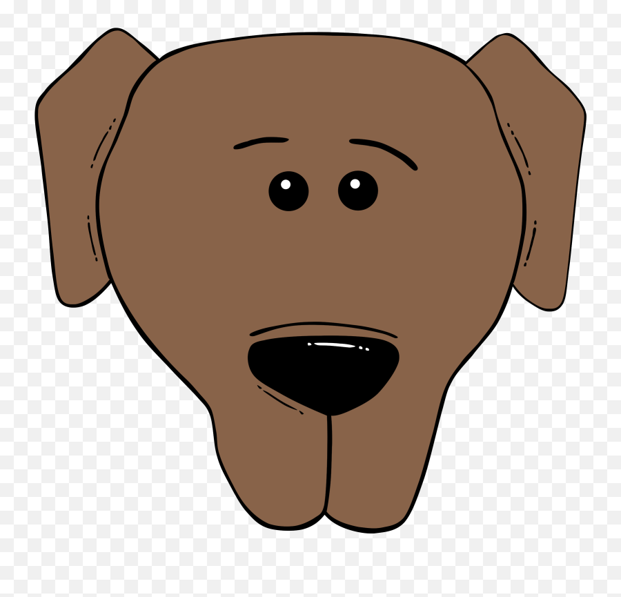 Clipart Face Dog Transparent Free For - Clipart Transparent Background Cartoon Dog Face Png,Dog Face Png