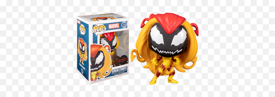 Spider - Manscream Symbiote 671 Pop Vinyl Ebay Scream Symbiote Funko Pop Png,Venom Icon Figure