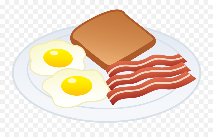 Breakfast Dish Clipart - Transparent Breakfast Food Clipart Png,Dishes Png