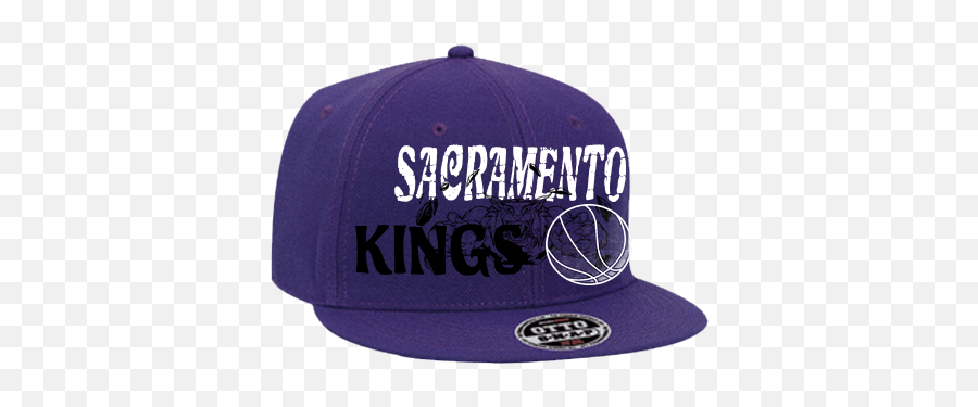 Sacramento Kings Snapback Flat Bill Hat - Sacramento Kings Hat Transparent Png,Sacramento Kings Logo Png
