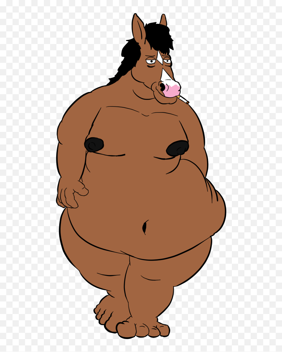 Download Fat Bojack - Bojack Horseman Coloring Pages Png,Fat Png