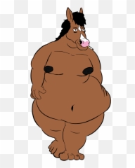Download Fat Bojack - Bojack Horseman Coloring Pages Png,Fat Png