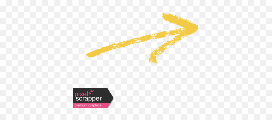 Xy - Marker Doodles Yellow Arrow 2 Graphic By Melo Vrijhof Yellow Hand Drawn Arrow Png,Hand Drawn Arrow Png