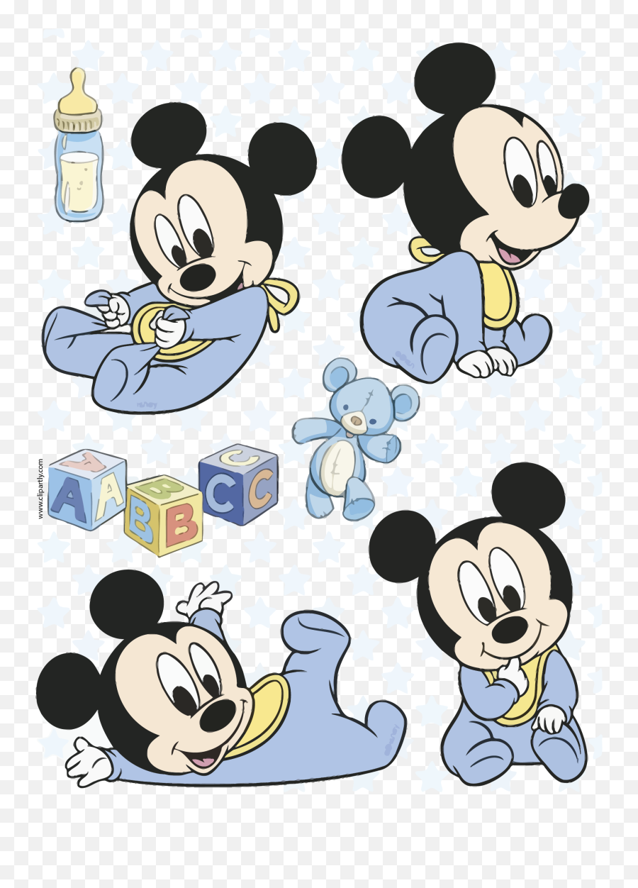 Fantastic Star Mickey Clipart Png With Images Baby - Mickey Baby,Baby Clipart Png