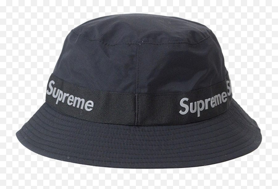Supreme Buckethat Bucket Hat Black Freetoedit Png Transparent Background