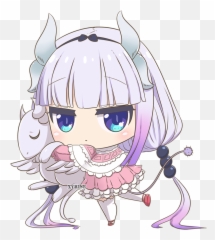 Kobayashi San Chi No Maid Dragon - Cute Kanna Kamui Transparent png