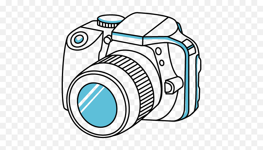 Lens Drawing Animated Camera Transparent U0026 Png Clipart Free - Dslr Camera Clipart Png,Camera Drawing Png