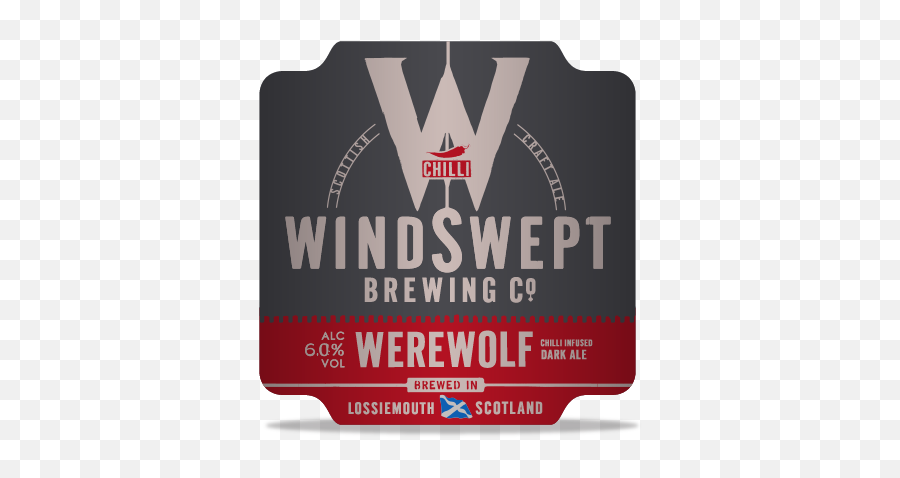Werewolf - Windswept Label Png,Werewolf Transparent