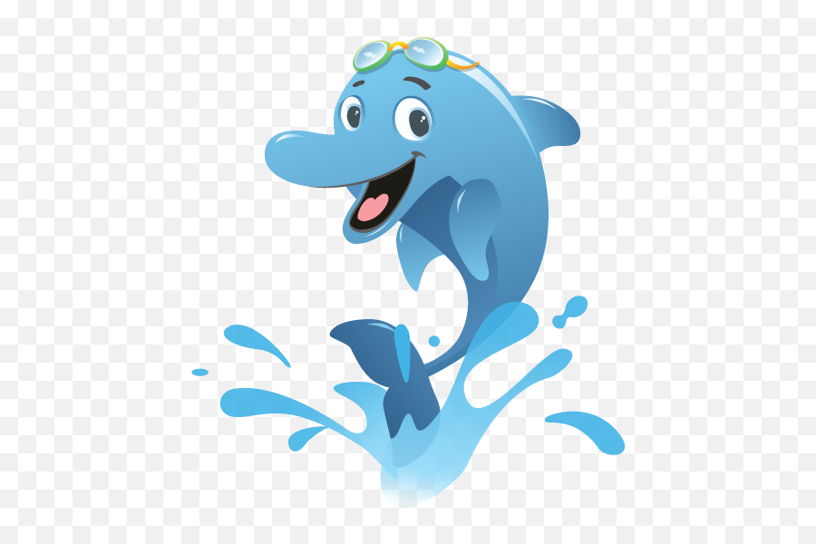 Dance Cartoon Png Dolphin - Dolphin Jumping Cartoon Png,Dolphin Png