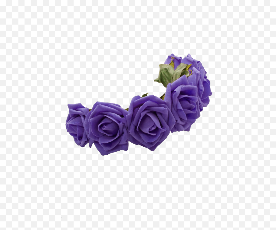 Hd Purple Transparent Flower Crown - Purple Flower Crown Png,Flower Crown Transparent
