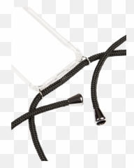 Xouxou Smartphone Necklace For Samsung Galaxy S8 Black - Clothes Hanger png