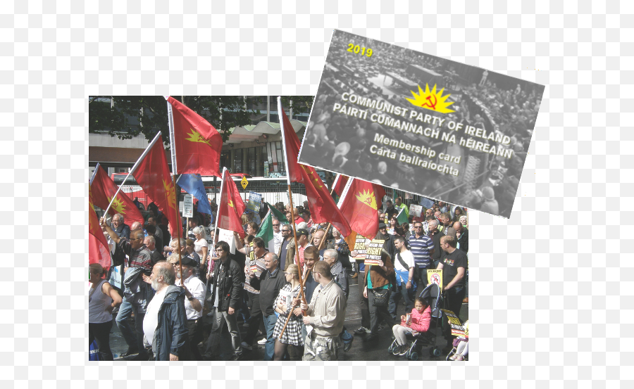 Communist Party Of Ireland - Protest Png,Communist Flag Png