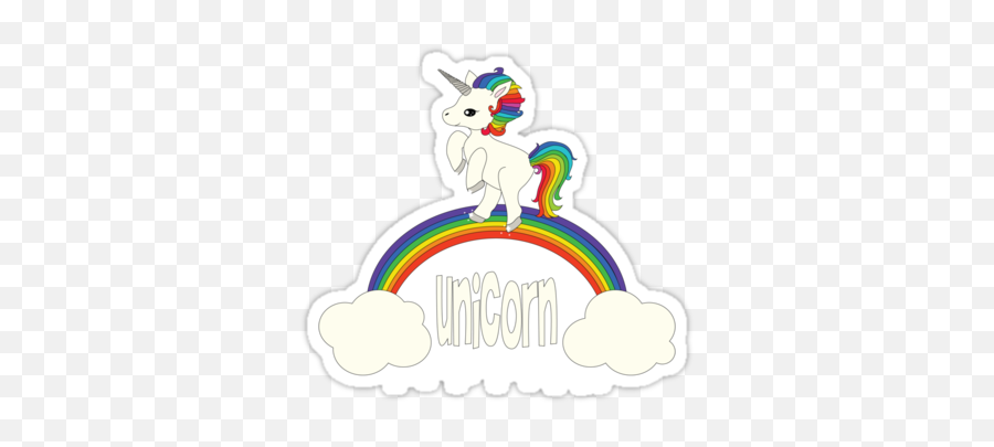 Cute Unicorn Standing - Free Clipart Images Rainbow Unicorn Cute Png,Cute Unicorn Png