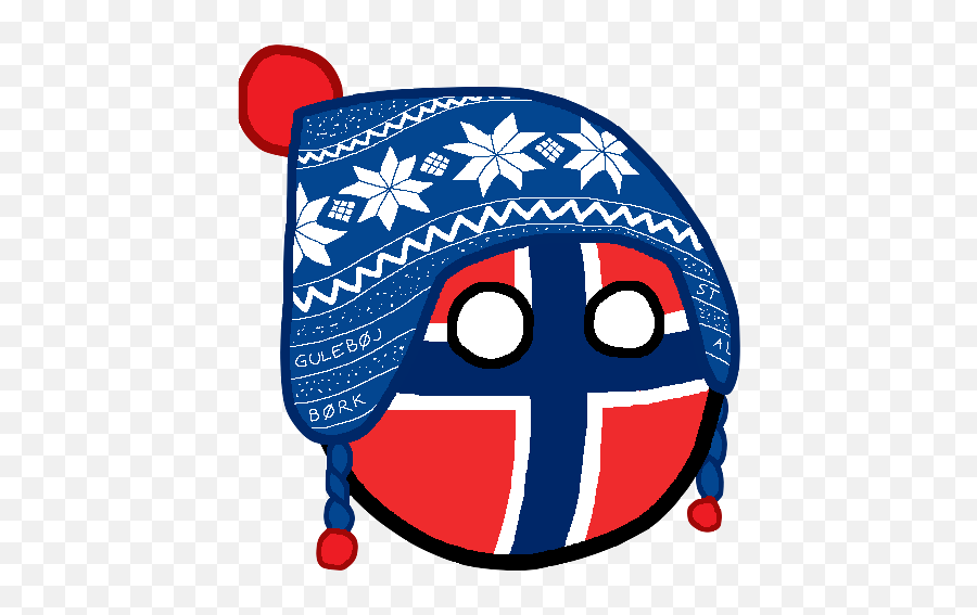 Filenorwayball With A Hatpng - Wikimedia Commons Countryball Template,Cartoon Hat Png