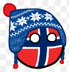 Filenorwayball With A Hatpng - Wikimedia Commons Countryball Template,Cartoon Hat Png