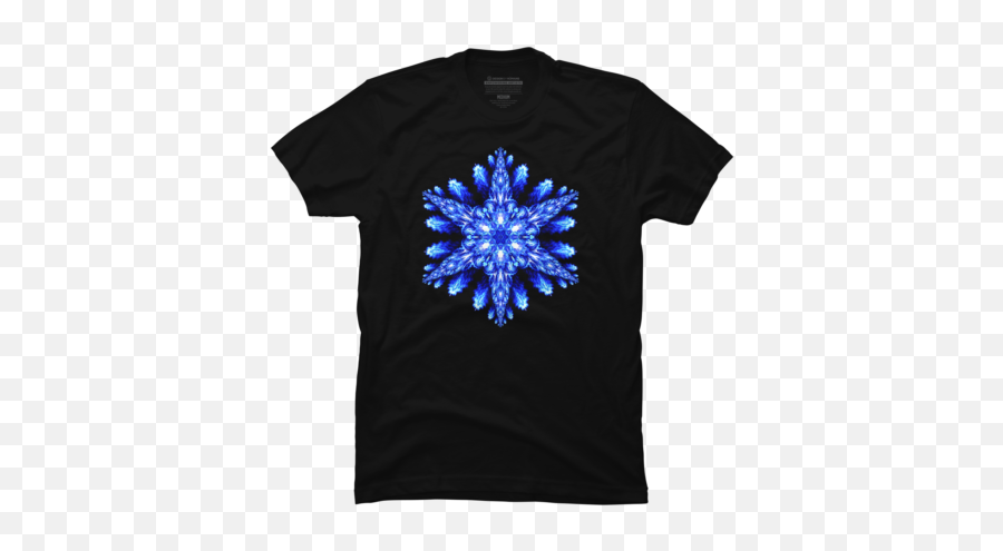 Hexagonal Mandala Frozen Snowflake Fractal T Shirt By - Monsters Real Png,Frozen Snowflake Png