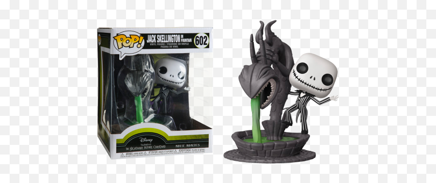 The Nightmare Before Christmas - Jack Skellington On Fountain Glow In The Dark Movie Moments Pop Vinyl Figure Funko Pop Jack Skellington In Fountain Png,Jack Skellington Png