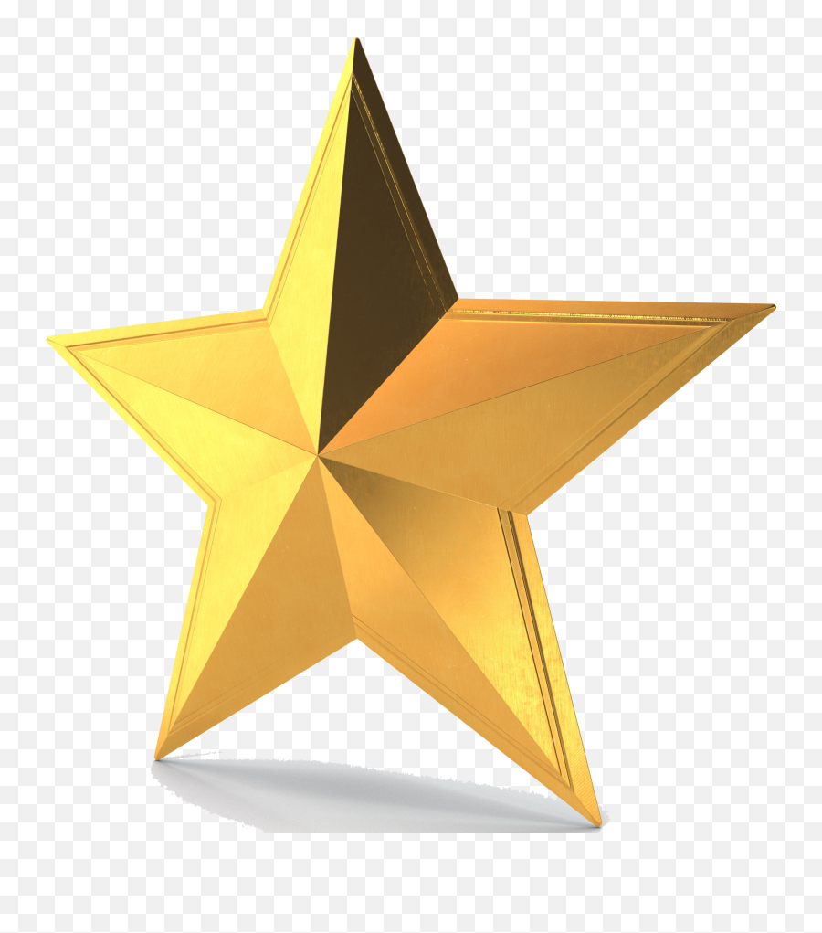 Download 3d Gold Star Png Pic - Star 3d Model Free Png Image Star 3d Model Free,Golden Star Png