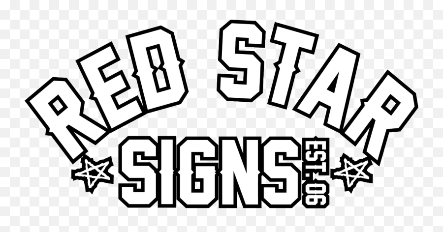 Red Star Signs - Red Star Font Png,Red Star Png
