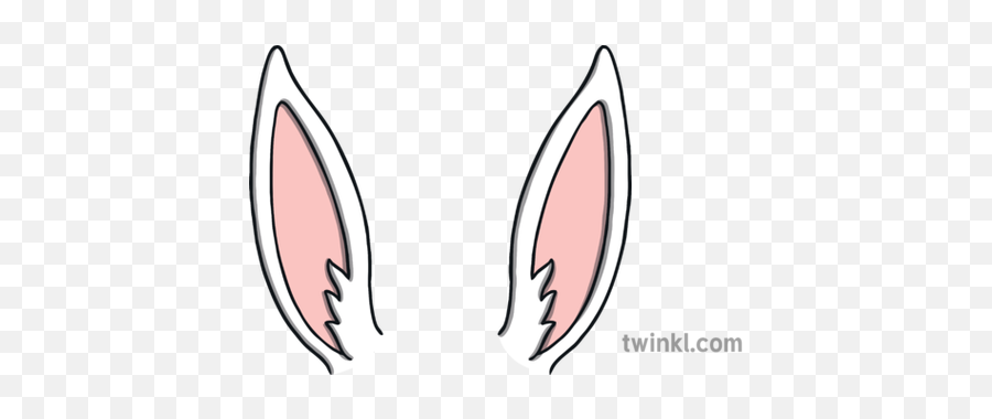 Bunny Rabbit Ears Animals Nature Body Parts Ks1 Illustration - Animal Body Parts Ears Png,Rabbit Ears Png
