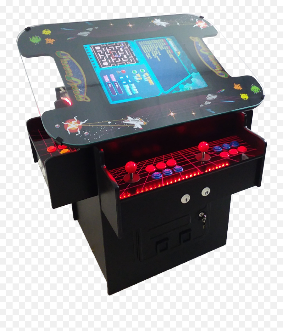 Premium 3 Sided Cocktail Arcade Machine - Arcade Cabinet Png,Arcade Machine Png