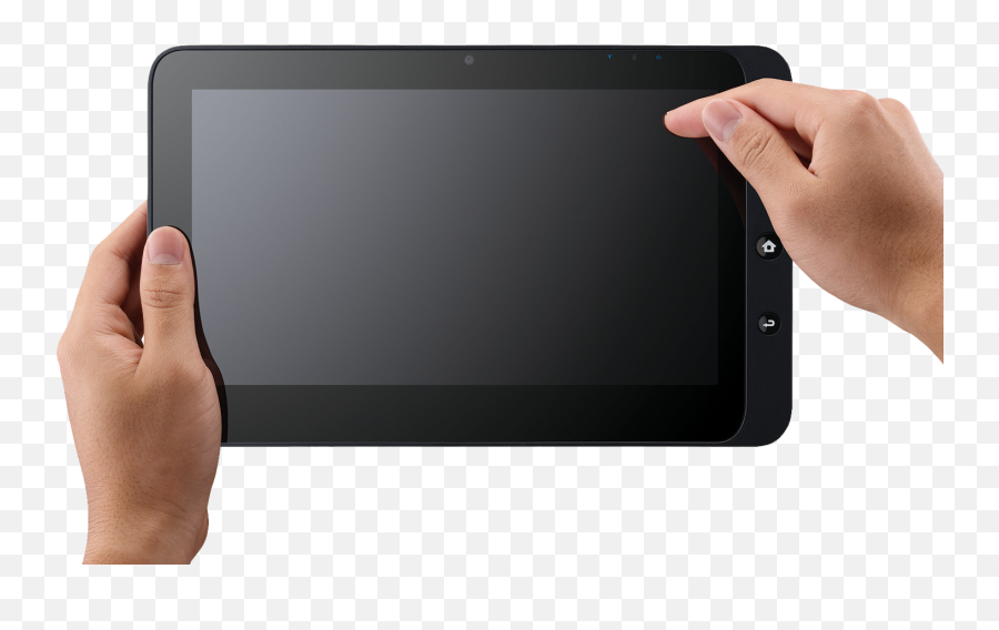 Hand Holding Tablet Png Image - Pngpix Hand Holding Tablet Png,Flat Hand Png