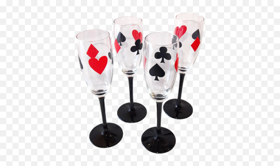 Drinks U0026 Food - Gifts For Card Players Champagne Glass Png,Card Suits Png