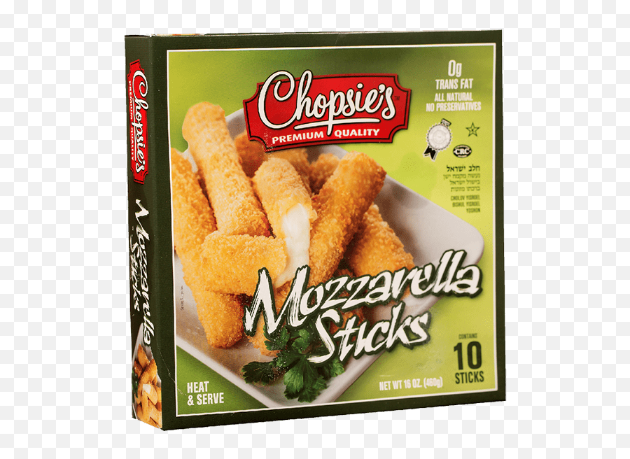 Chopsieu0027s Cheese - Filled Products Made In Brooklyn Ny Chopsie Png,Mozzarella Sticks Png