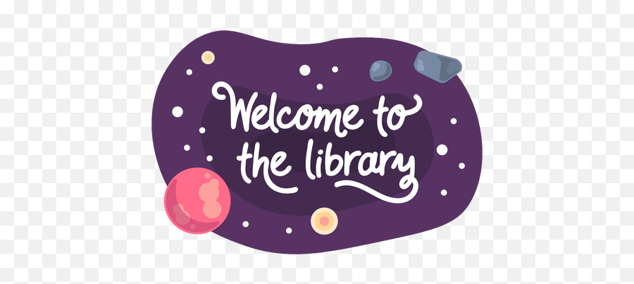Transparent Png Svg Vector File - Welcome To The Library Sign Transparent,Welcome Transparent