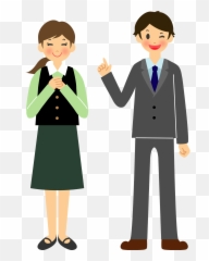 Young Business People Clipart Free Download Transparent - Standing png