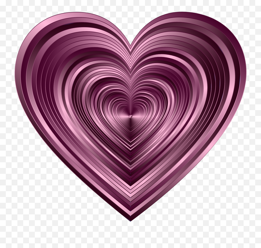 Metallic Purple Heart Free Image - Psychedelic Art Png,Purple Heart Transparent