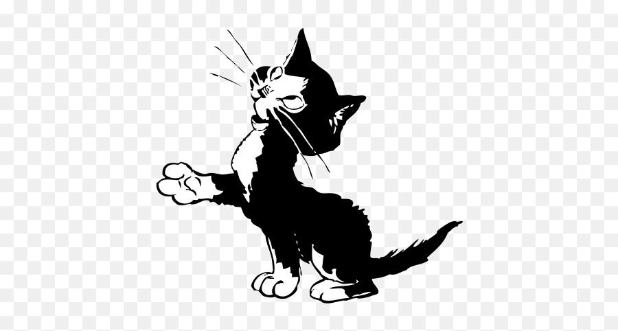 Cat Cartoon Drawing Clipart Free Stock Photo - Public Domain Often Do You Some Activities With Your Pet Adverb Of Frequency Png,Cat Transparent