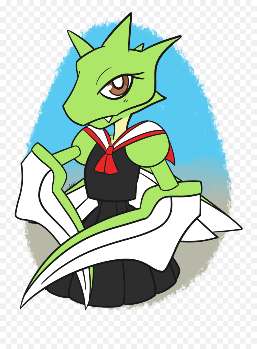 Randomized Pokecember Day One By Mythricaspocket - Fur Fictional Character Png,Scyther Png