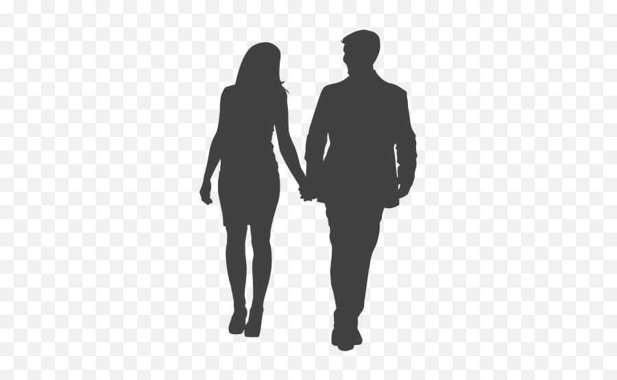 Romantic Couple Walking Silhouette 7 - Transparent Png U0026 Svg Couple Walking Png Silhouette,Person Walking Silhouette Png