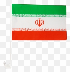 Iran Car Flag - Vertical Png,Iran Flag Png