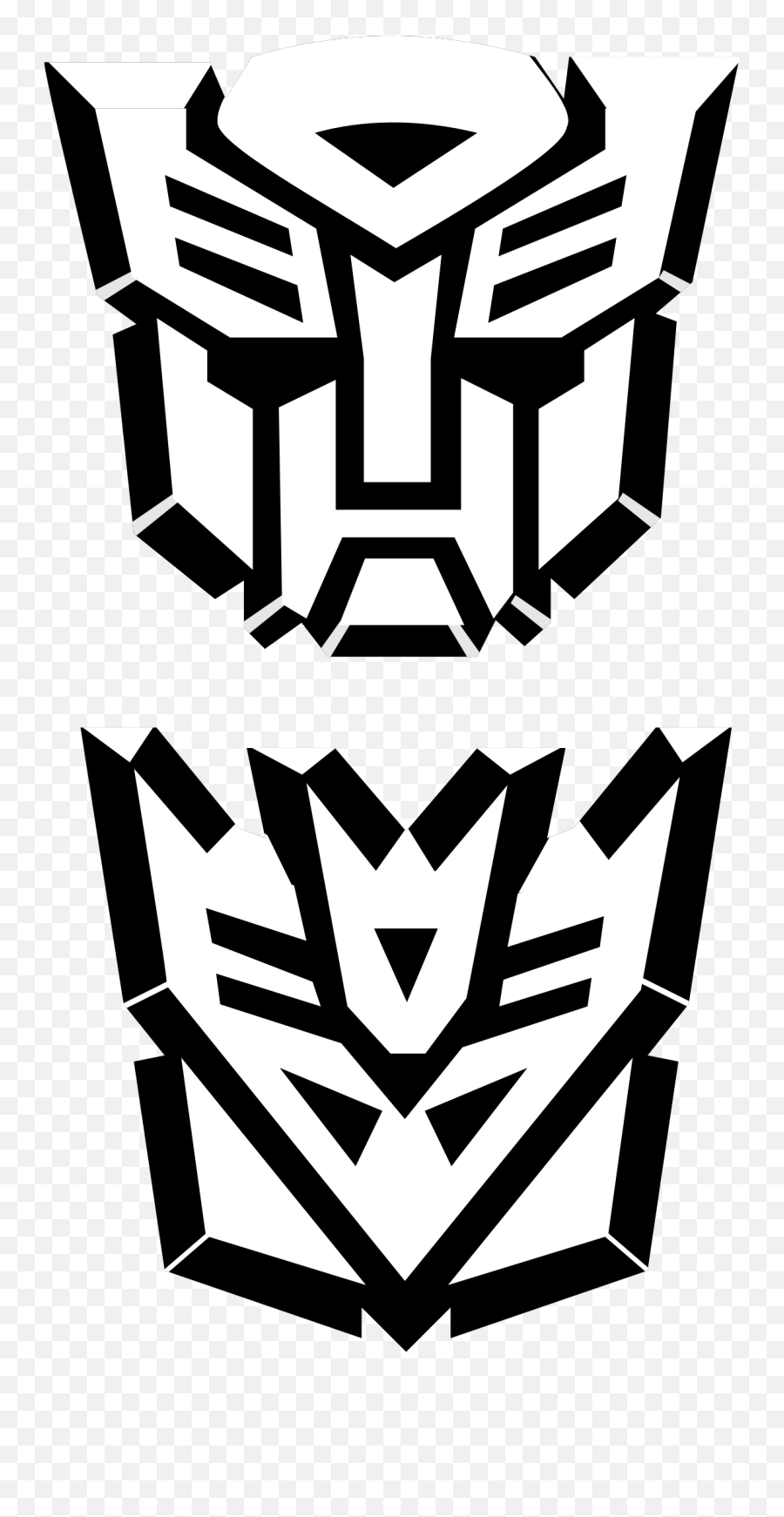 Transformers Black And White Logo - Logo Transformer Png,Autobot Symbol Png